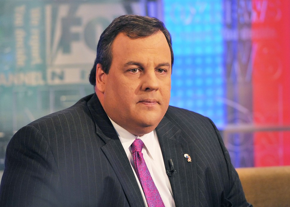 NEW YORK, NY - Gov. Chris Christie visits "Fox & Friends" on January 12, 2011 in New York City.  (Slaven Vlasic/Getty Images)