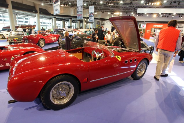 A 1952 Ferrari 225 Sport Spyder Tuboscocca at a 2012 RM Auctions sale in Monaco (Photo: Valery Hache/AFP/Getty Images).