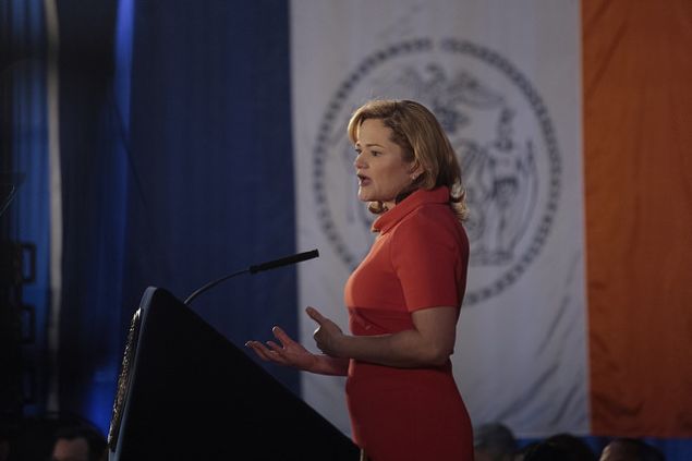 Council Speaker Melissa Mark-Viverito at her State of the City address. (Photo: William Alatriste/NYC Council)