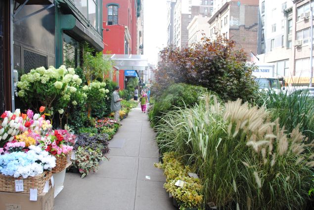Manhattan's Flower District. 