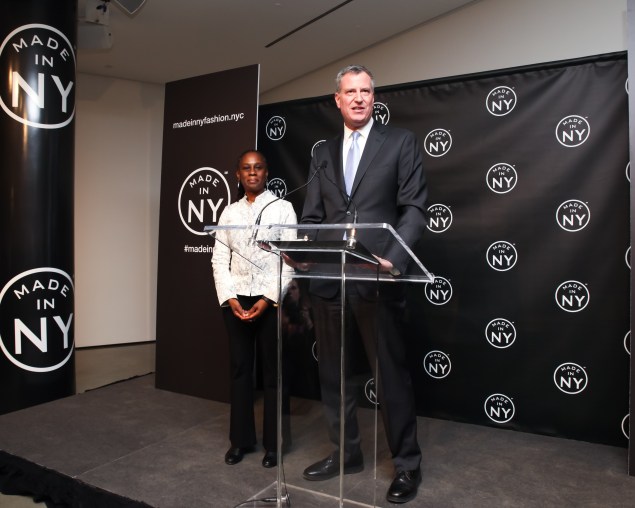 Chirlane McCray and Mayor Bill de Blasio (Photo: BFA).