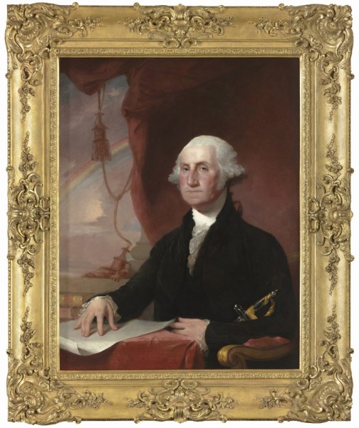 Gilbert Stuart, Portrait of George Washington. (Courtesy the Louvre Abu Dhabi)