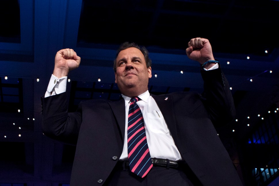 New Jersey Governor Chris Christie Holds Election Night Party