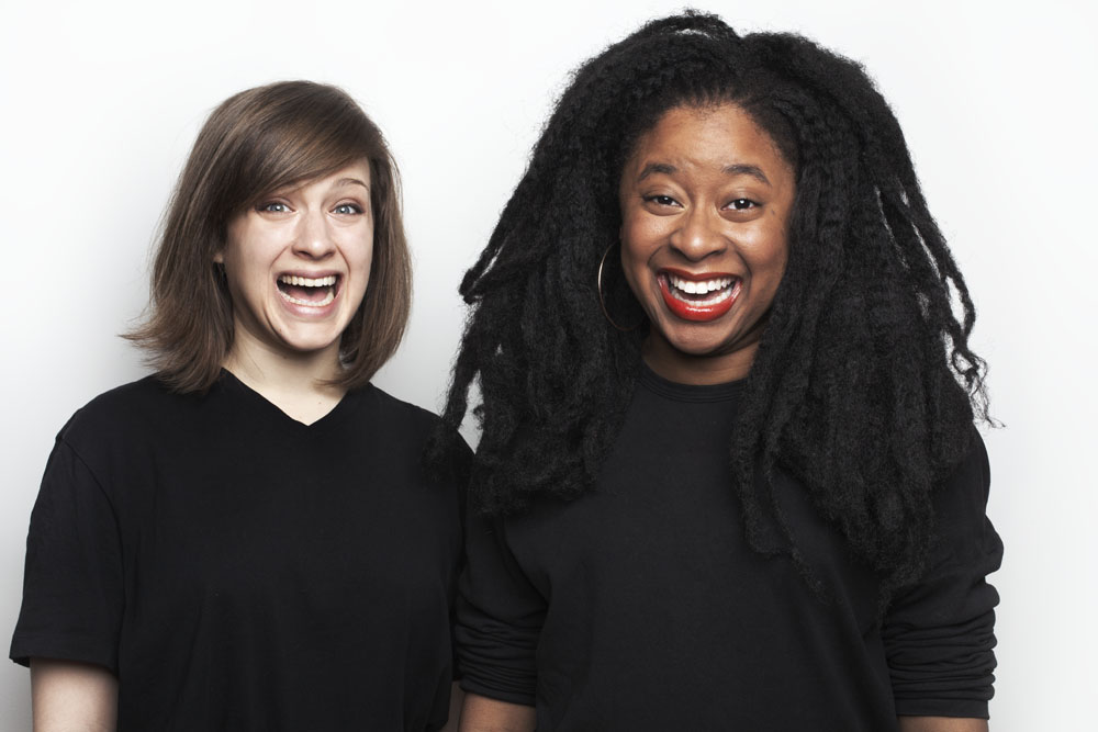 Comedians Anna Drezen and Phoebe Robinson like to keep things casual (Photo: New York Observer).