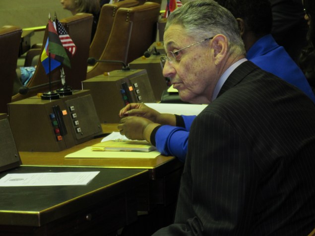 Former Assembly Speaker Sheldon Silver today (Photo: Will Bredderman/New York Observer).