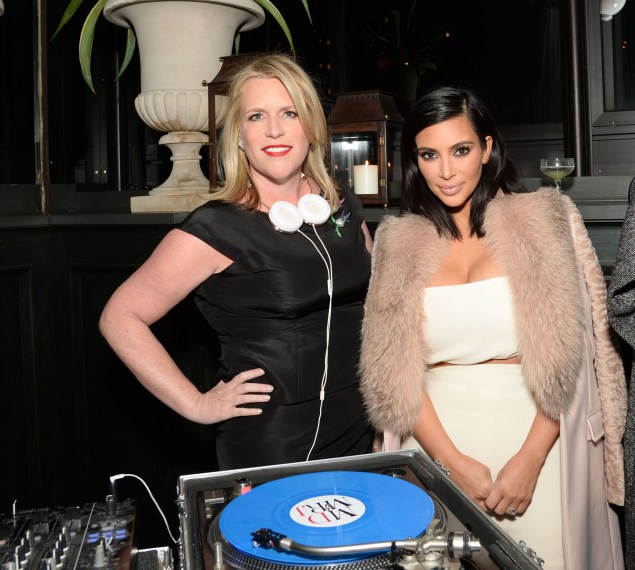 DJ Mad Marj with Kim Kardashian (Photo: Michael Simon)