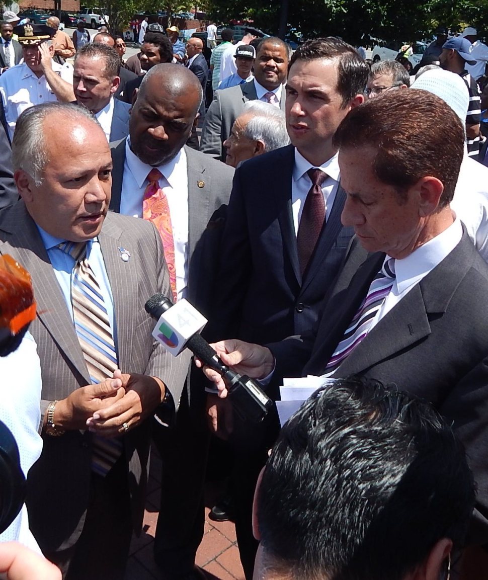 From left: Torres, Baraka, Fulop.