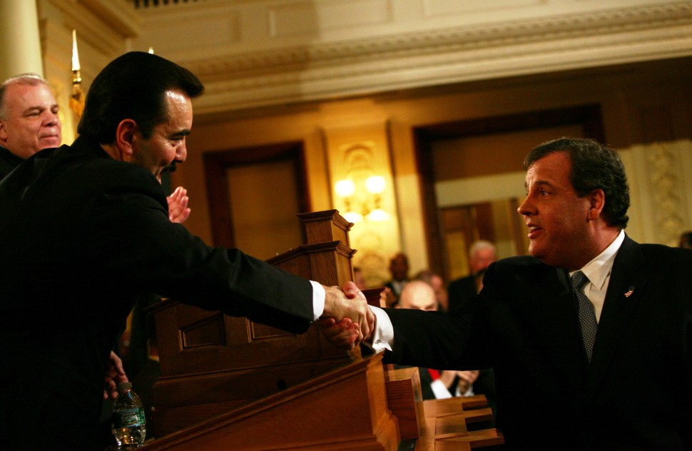 Gov. Chris Christie and Speaker Vincent Prieto (D-32), who represents the district that has, on paper, the largest Hispanic population in the State of New Jersey.