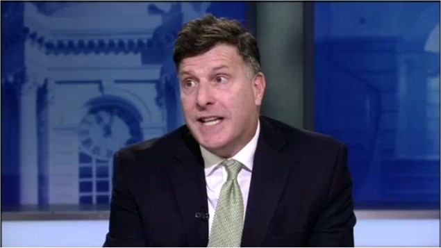Councilman Mark Weprin on NY1 last night. (Screengrab: NY1)