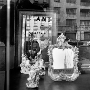 Maier would use shop windows and mirrors to create her self-portraits like this one.  (©Vivian Maier/Maloof Collection, Courtesy Howard Greenberg Gallery, New York)