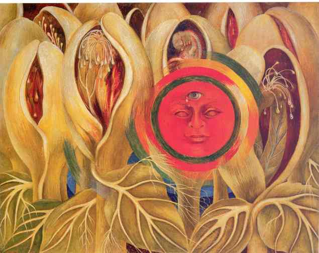 Frida Kahlo, Sun and Life, 1947 (Photo courtesy of Rights Society (ARS), New York) 