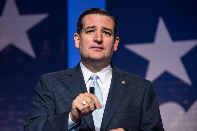 After denouncing "New York values" at last night's Republican presidential debate, Ted Cruz was heavily criticized on social media. (Photo: Andrew Burton/Getty Images)