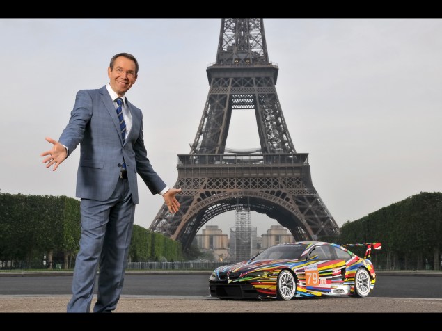 BMW paid Jeff Koons a lot of money to design something it calls the BMW Art Car, because that's just the world we live in. (Photo courtesy BMW)