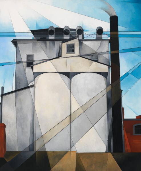 Charles Demuth's My Egypt, 1927 (Photo courtesy of Whitney Museum of American Art)