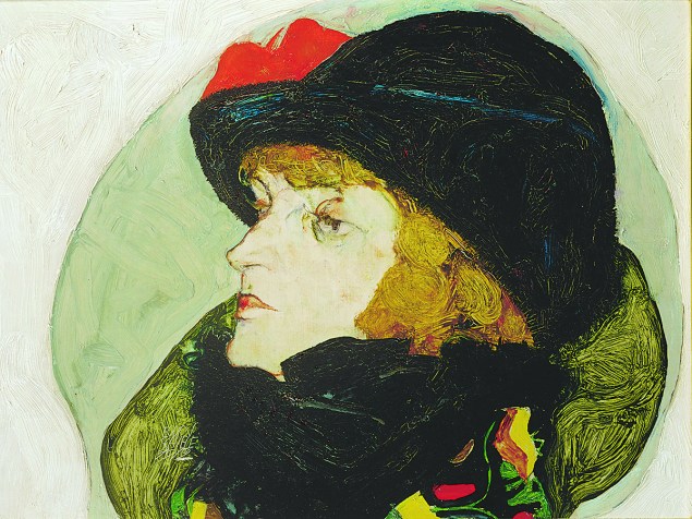 Egon Schiele, Portrait of Ida Roessler 1912.