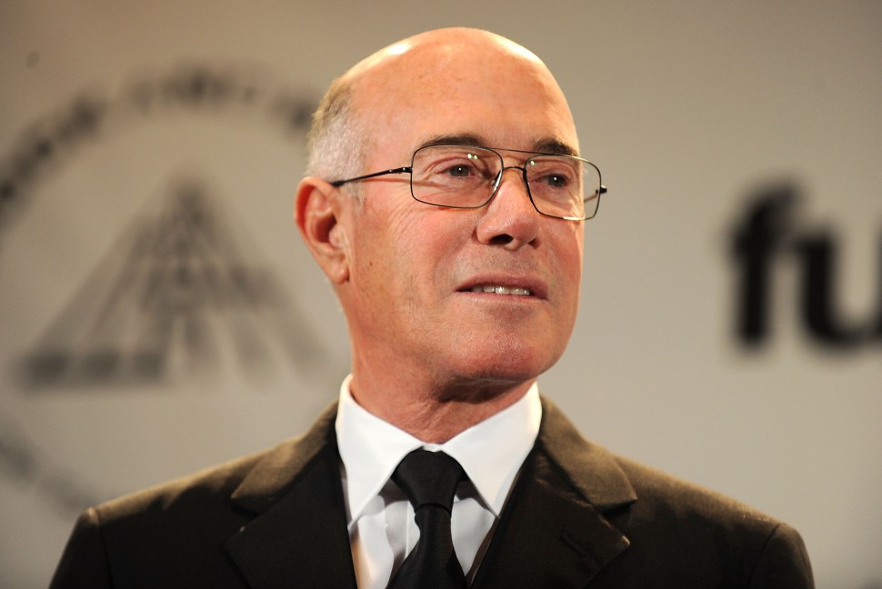 Inductee David Geffen attends the 25th Anniversary Rock & Roll Hall of Fame 2010 induction ceremony at The Waldorf Astoria Hotel on March 15, 2010 in New York City. (Photo by Stephen Lovekin/Getty Images)