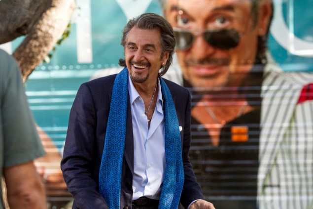 Al Pacino plays a has-been rock star from the Nixon years in Danny Collins.