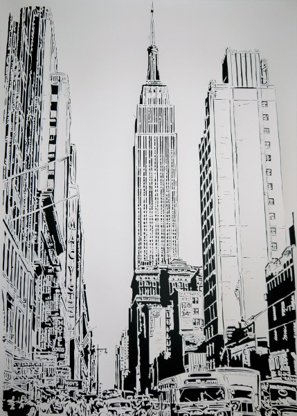 Empire State Building, 1950s, (2015) by Thomas Witte.