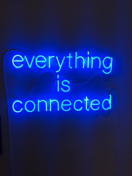 Peter Liversidge, everythijng is connected, 2015. (Photo by Nate Freeman.)