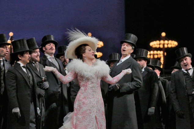 Diana Damrau  as Manon, at the Met. (Ken Howard/Metropolitan Opera)