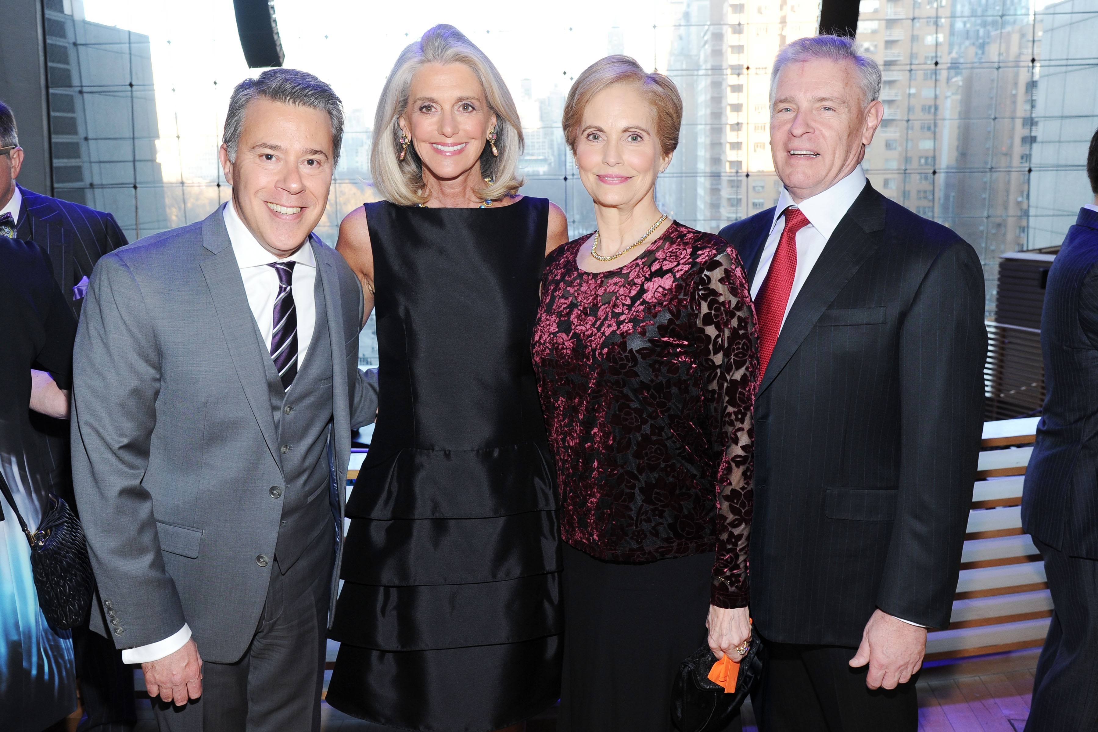 Russell Granet, Ann Unterberg, Diana Peterson and Joel Peterson at Lincoln Center Education Gala (Photo: Patrick McMullan).