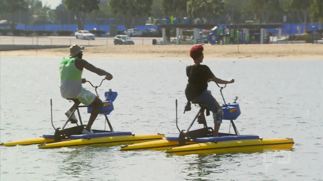 It would certainly not do for those bikes to be thinner than water.