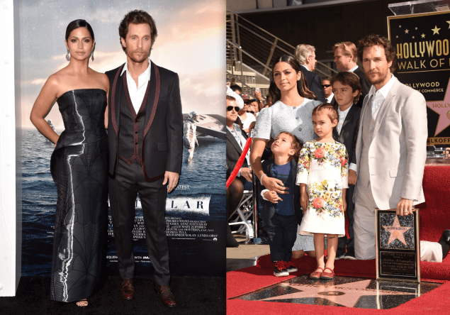 Matthew McConaughey's entire family is big on D&G. (Photos: Getty)