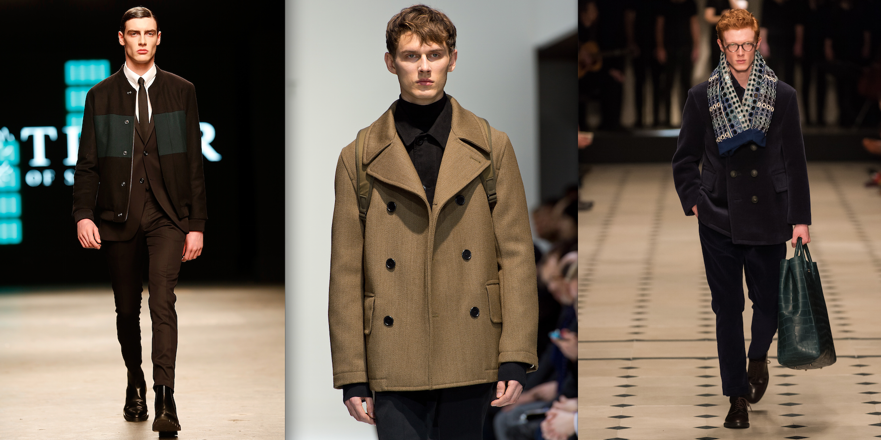 Some looks from London's most recent crop of menswear shows that would do wonders for Prince Harry (Photos: Getty).