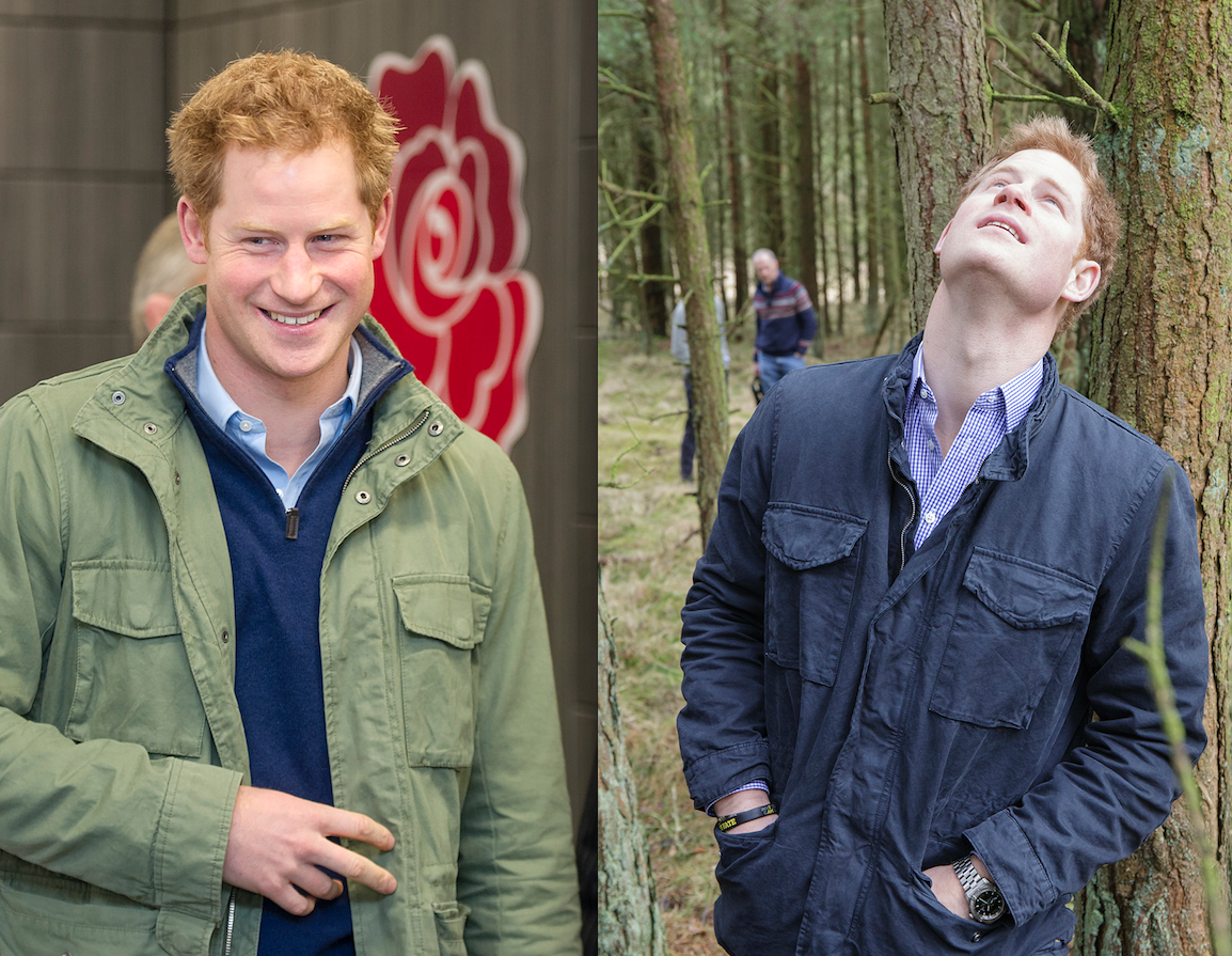 The Prince looks... outdoorsy earlier this year (Photos: Getty).