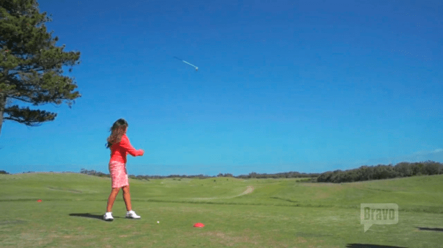Not how you play golf.