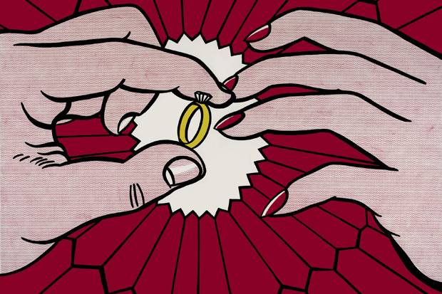Lichtenstein, The Ring (Engagement). (Photo courtesy Sotheby's)