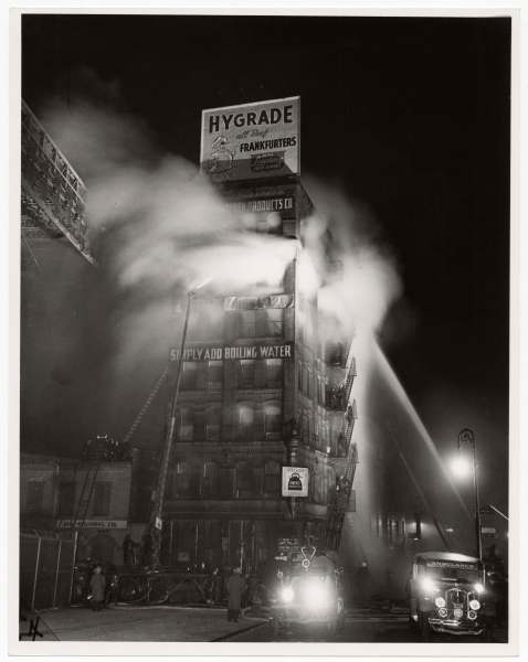 "Simply Add Boiling Water", Weegee, December 18, 1943.( Photo courtesy of International Center of Photography.