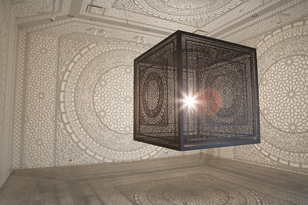 Intersections by Anila Quayyum Agha took home last year's ArtPrize Public Vote and Juror's grand prize (Photo Courtesy of artprize.org)