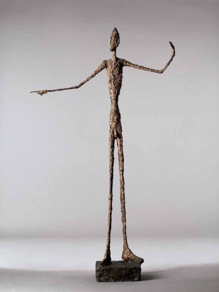 Alberto Giacometti, Pointing Man (L’homme au doigt). (Courtesy Christie's)
