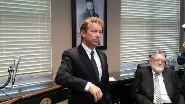Sen. Rand Paul. (Photo: Ross Barkan/New York Observer)
