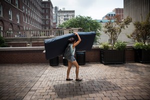 The Columbia student who was accused of rape by Emma Sulkowicz, who then carried a mattress around campus, is suing the school. (Getty)