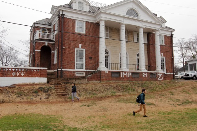 UVA's Phi Kappa Psi fraternity house, one of the subjects of the now-retracted Rolling Stone story.