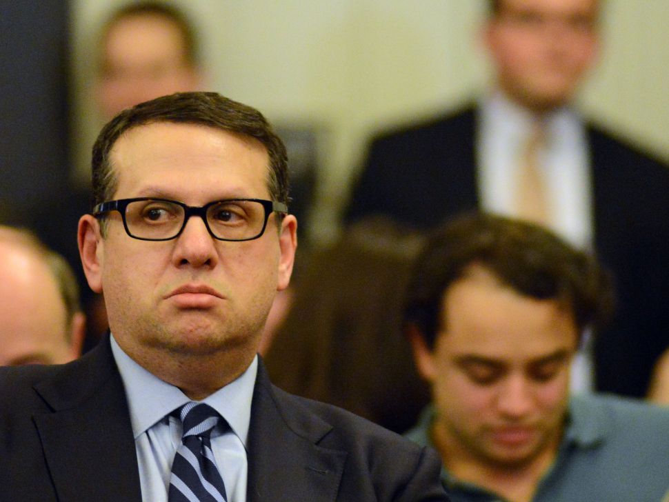 David Wildstein, seen here at a hearing held by the Assembly Transportation Committee on January 9, 2014 in Trenton, had been director of interstate capital projects for the Port Authority.