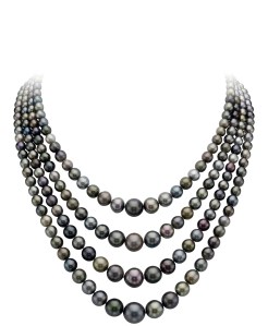 This four-strand naturally colored pearl necklace is the highlight of Magnificent Jewels with an estimated price of about $4M. (Credit: Christie's New York)