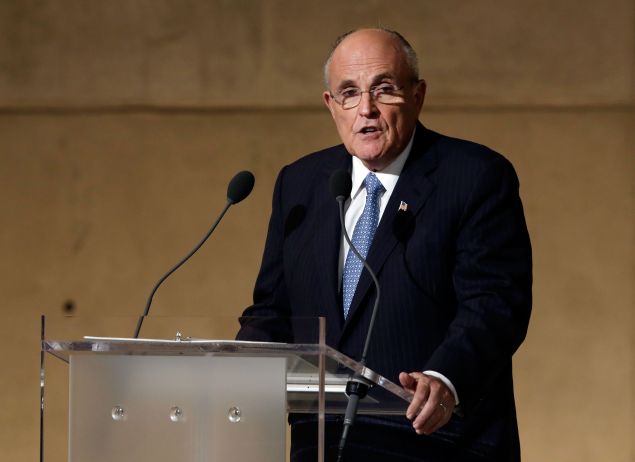 Former Mayor Rudolph Giuliani. (Photo: Richard Drew for Getty Images)