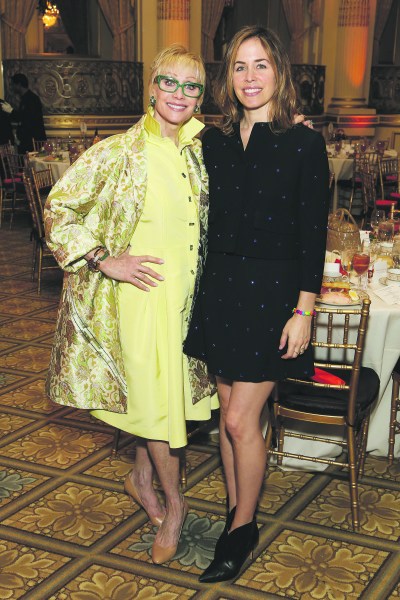 Carol Weisman and Brett Heyman at the annual New York Lupus Handbag Luncheon. (Photo: Patrick McMullan)