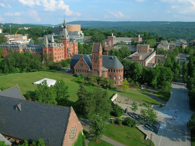 Cornell_University,_Ho_Plaza_and_Sage_Hall