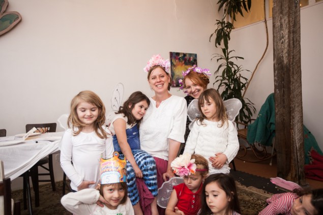 Fairy School Lisa Levine (blonde) and Elyssa Jakim (redhead) are co-founders.