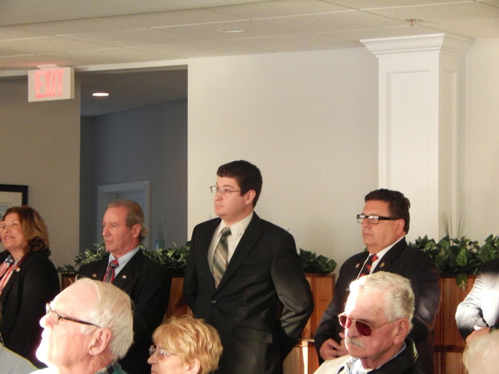 Sauro and Fiocchi at a Cape May County GOP convention last month.