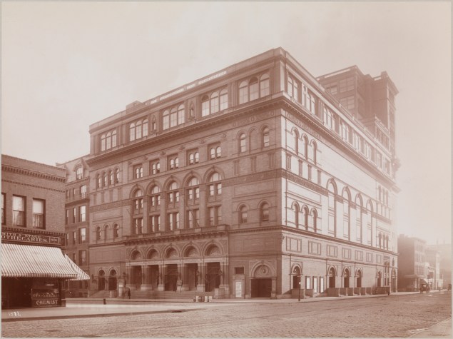 Street Scenes, 1895, Seventh Ave. E. Side from Above 57th St. C