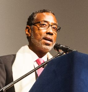 COBA President Norman Seabrook at a Department of Correction graduation. (Photo: Emily Assiran for Observer)