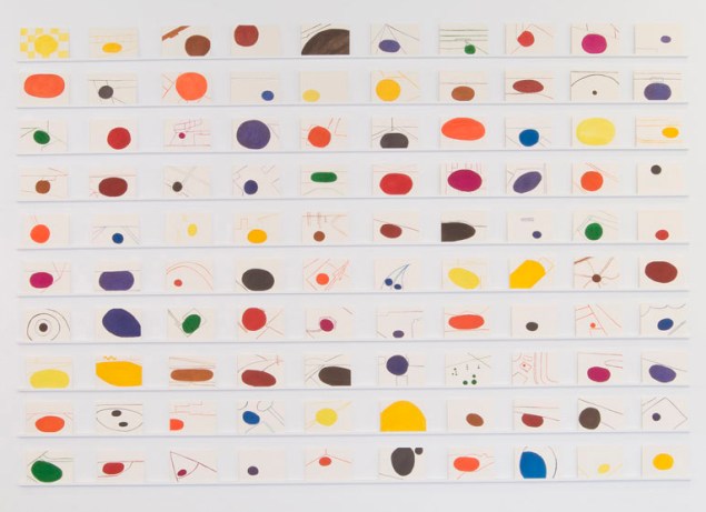 100 Sinkholes by Jenny Perlin, (2014.) (Photo: Simon Preston Gallery)