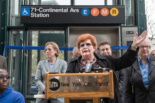 Councilwoman Karen Koslowitz. (Photo: MTA/Flickr)