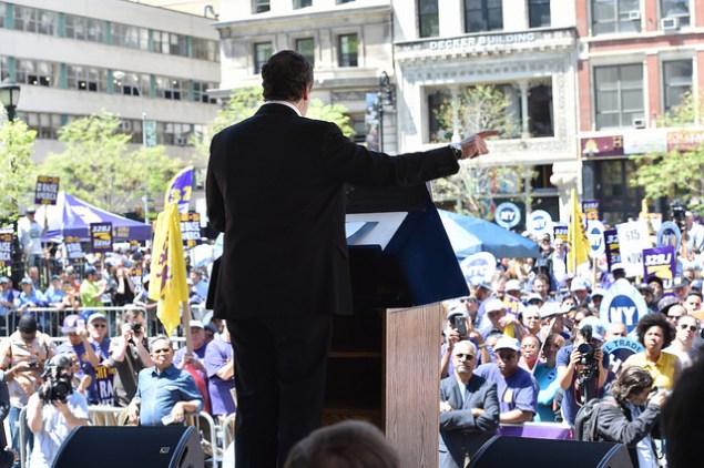 Gov. Andrew Cuomo at Union Square. (Photo: NYS Governor's Office/Flickr)