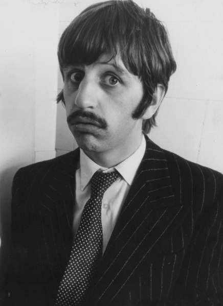 Description=Beatles drummer Ringo Starr eats fish and chips, 1967.